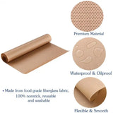 a roll of paper with different types of paper