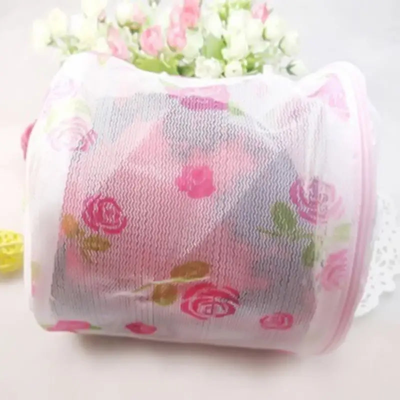 a roll of toilet paper with flowers on it