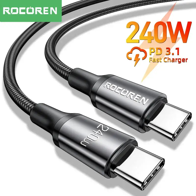 ron 2 in 1 usb cable for iphone, ipad, ipad, and android devices