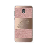 rose gold glitter phone case