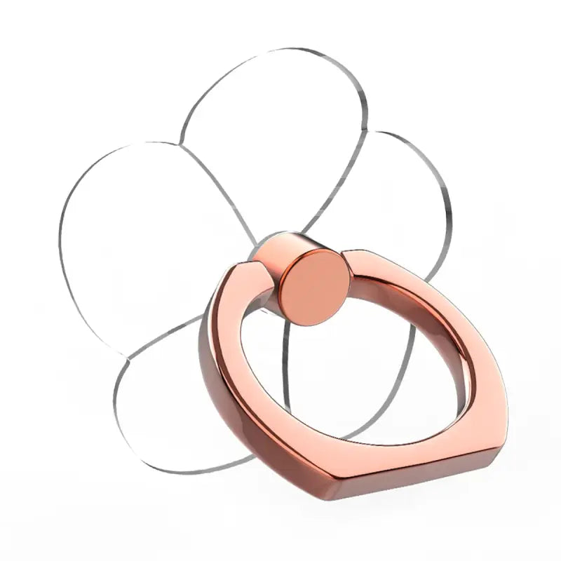 a rose shaped ring with a circular design