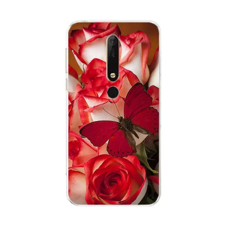 red roses back cover for motorola z3