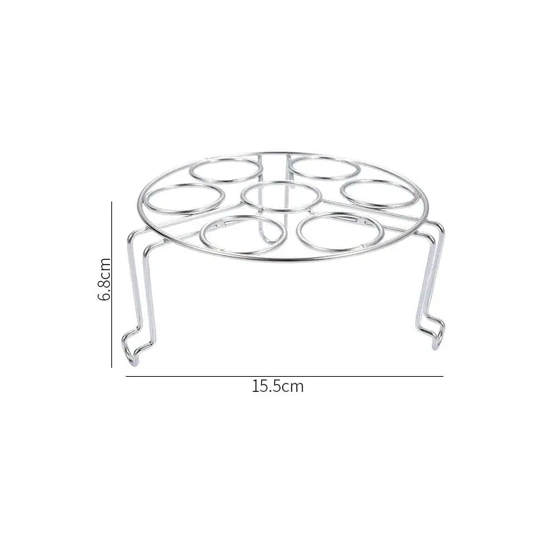 a round metal coffee table with a metal base