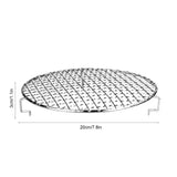 a drawing of a round metal grill gr