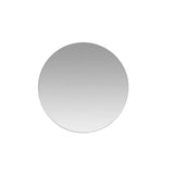 a round mirror on a white background