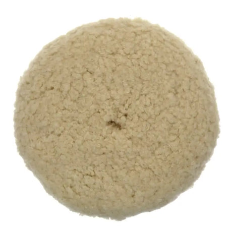 a round of white wool