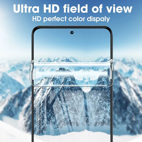 a smartphone with a camera on it and the text ultra hd view