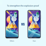 two samsung galaxy s9 and s9e are shown side by side