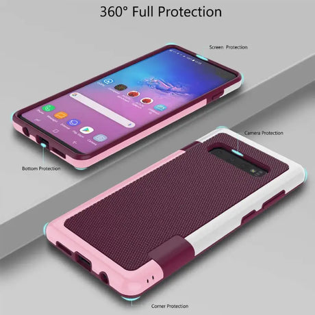 the back of a pink samsung s9 phone case