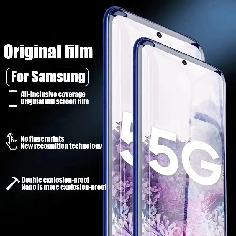 the back of a samsung phone with the screen open