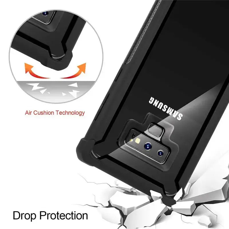 samsung galaxy s8 plus case with tempered tempered screen protector