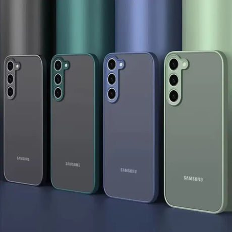 The new samsung iphones are all in different colors