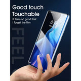 a hand holding a smartphone with the text god touch