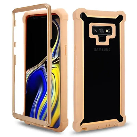 Samsung note 9 plus case, [ rose gold ] [ military series ] [ shock resistant ] [ rugged ] [ kickstand ]