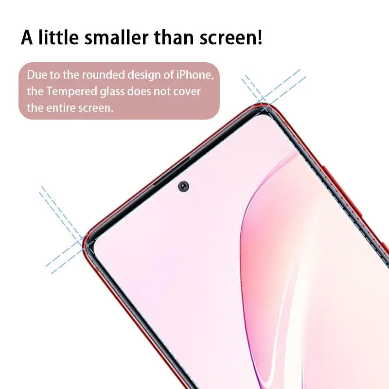 the red samsung note 10 lite smartphone with a screen protector