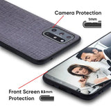the back and front of a phone case with the text, ` protection ’