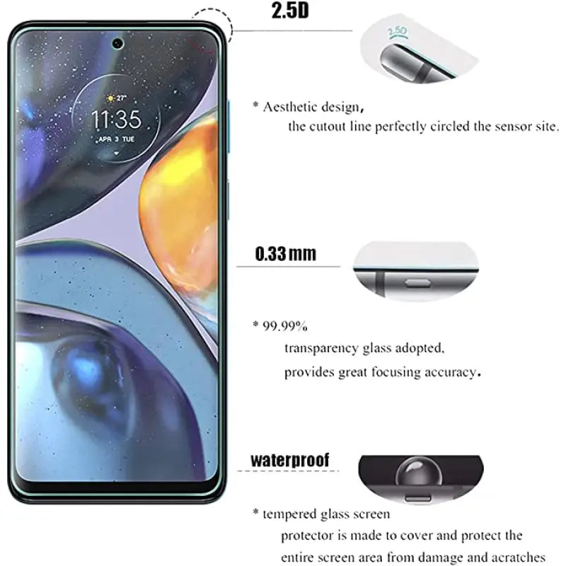 the iphone 11 is shown with the camera and the screen protector