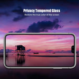 the screen of a smartphone with a sunset in the background