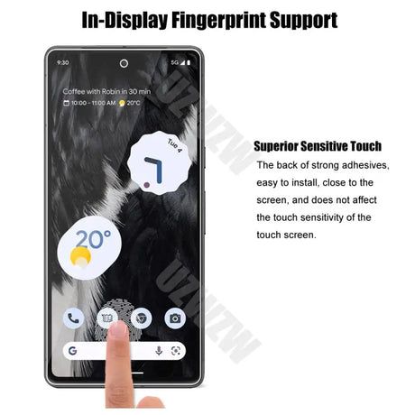 a hand holding a smartphone with the screen open