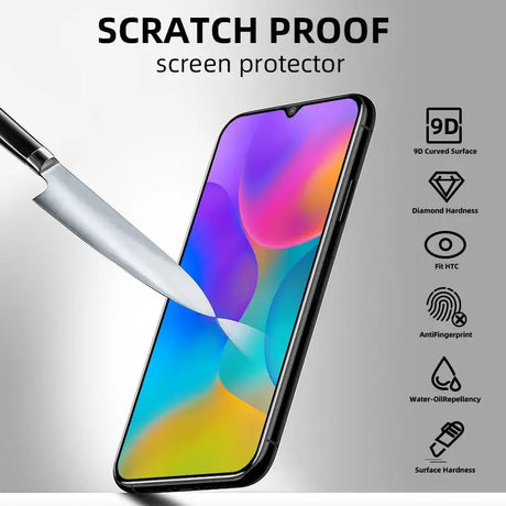 the screen protector is a glass screen protector that protects the screen from scratches and scratches