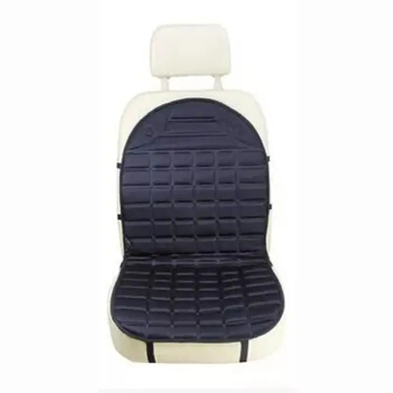 a car seat cover with a padded back