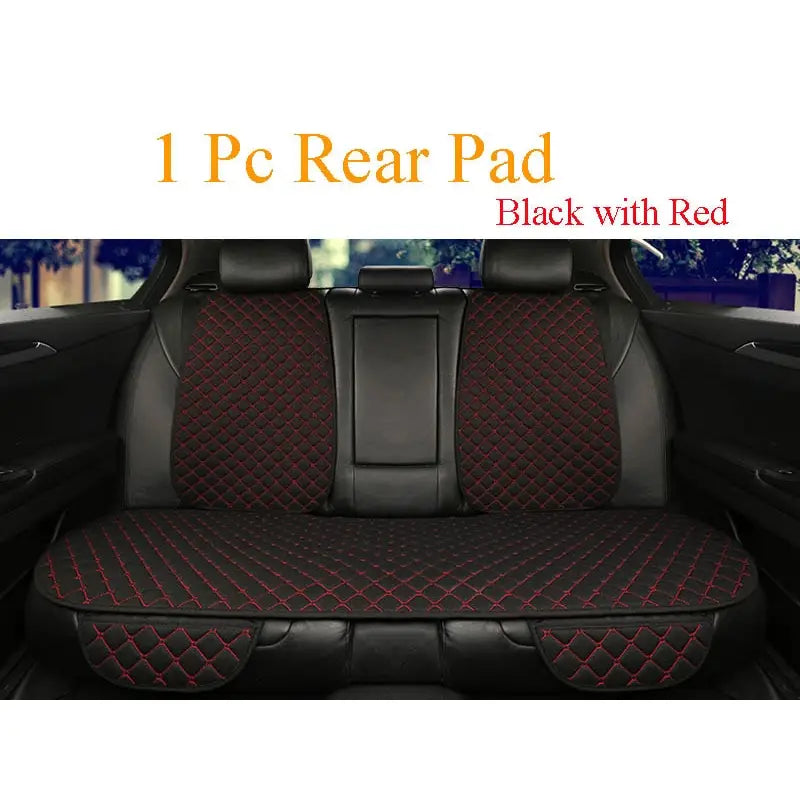 car seat covers with red stitching