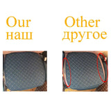 the car seat covers are not made from the same material