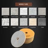 a variety of different types of marble tiles