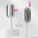 a close up of a hair brush on a stand with a cup