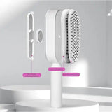 the hair brush is shown with the instructions