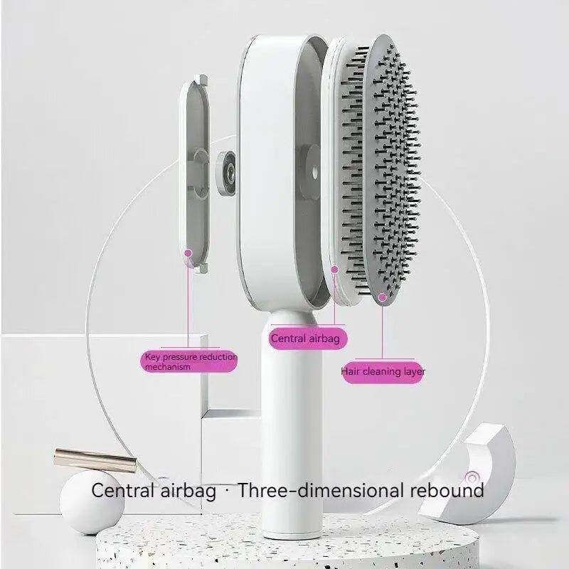 the hair brusher is shown with the instructions