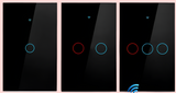 Sequence of three smartphone screens showing an increasing number of colored circles.