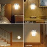a series of four images showing different lighting options