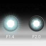 a set of four different colored lights