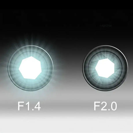 A set of four different colored lights