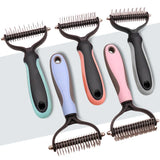 a set of hair brushes and combs