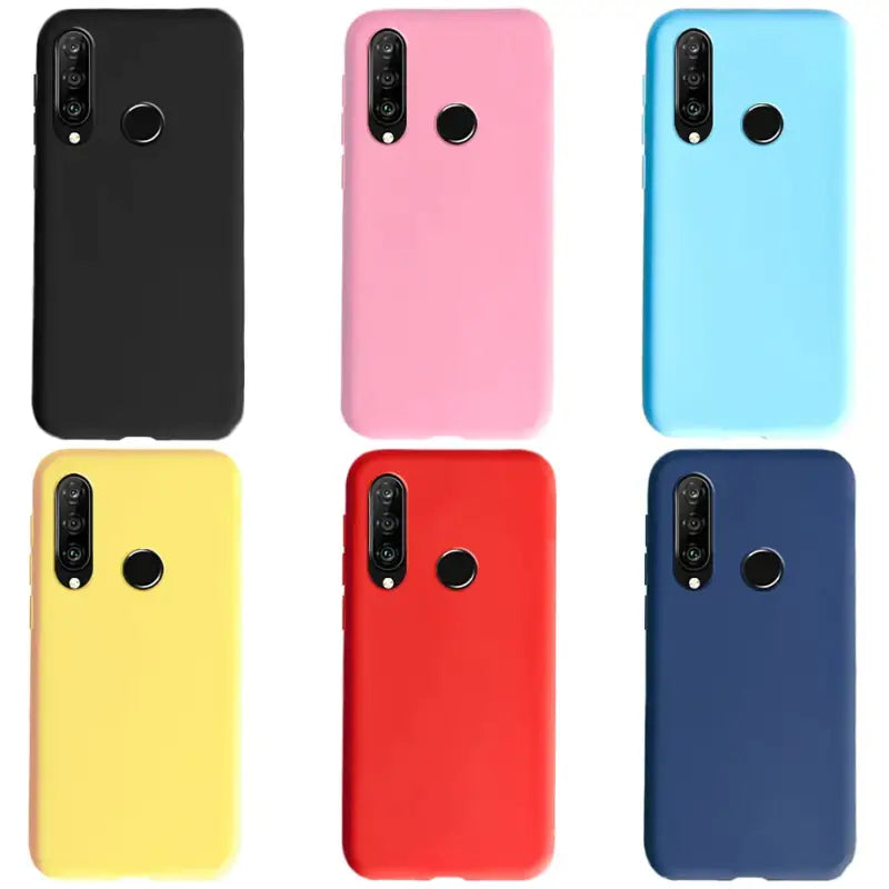 A set of six different colored cases for the nokia x