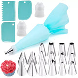 a set of tools for making cupcakes