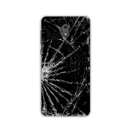 the broken glass back cover for motorola z3