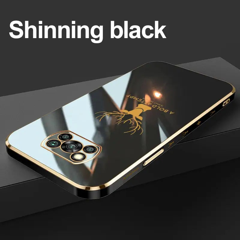the shining black iphone case