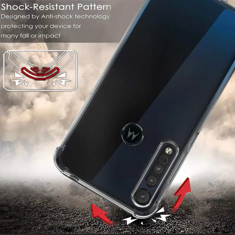 the back of a phone with a phone holder attached to it