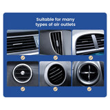 a picture showing the different types of air vents in a car