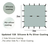 a diagram of the side profile and silver coating