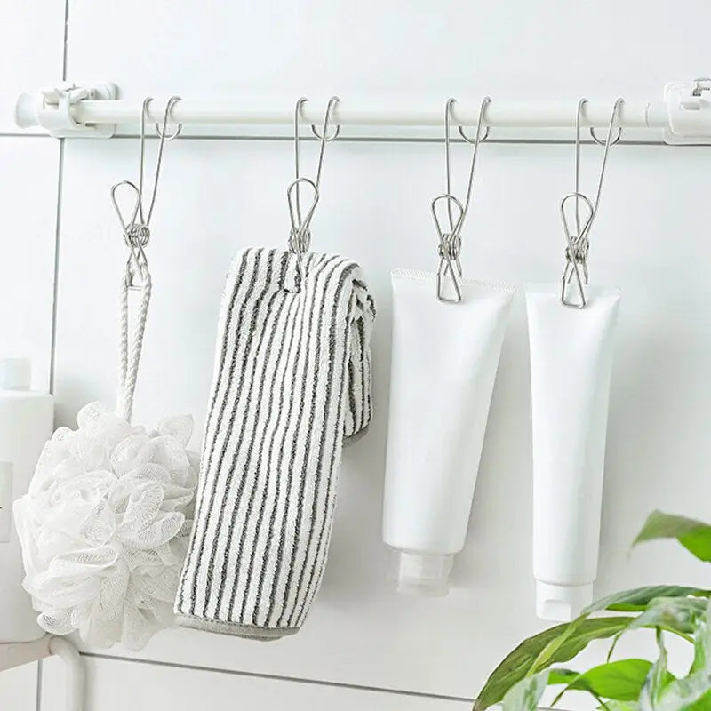 a white towel hanging on a wall