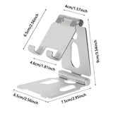 A silver metal stand with a white background