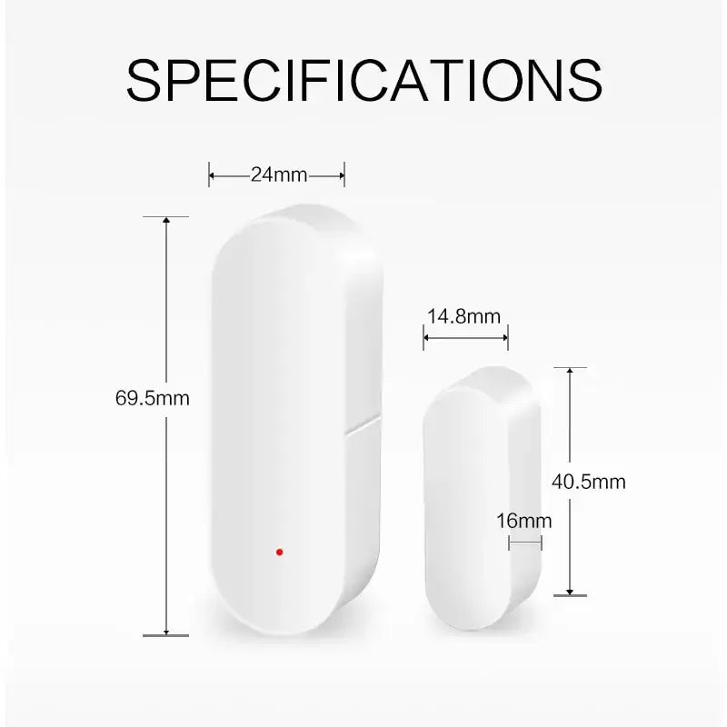 The size of the device is shown in the diagram