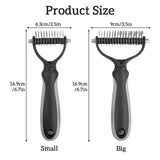 the size of a hair brush
