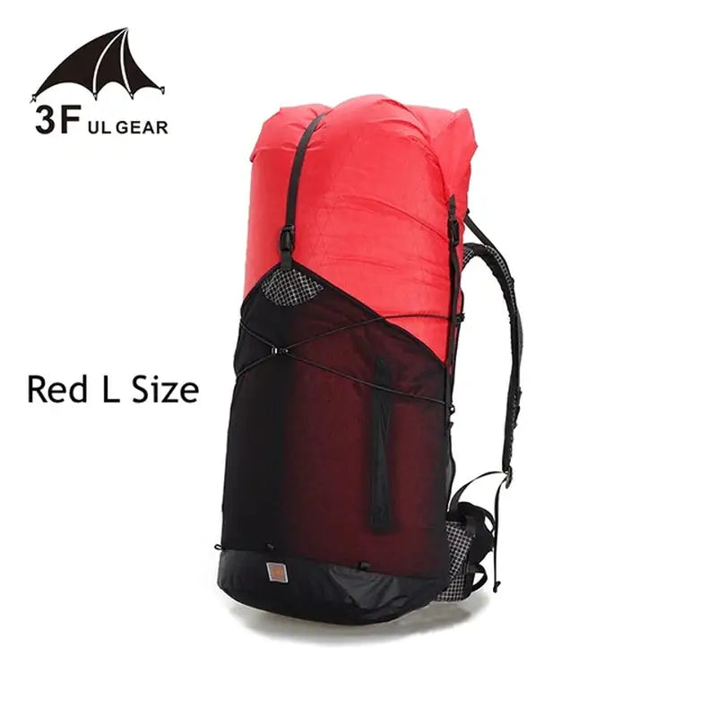 a red backpack with a black backpack strap