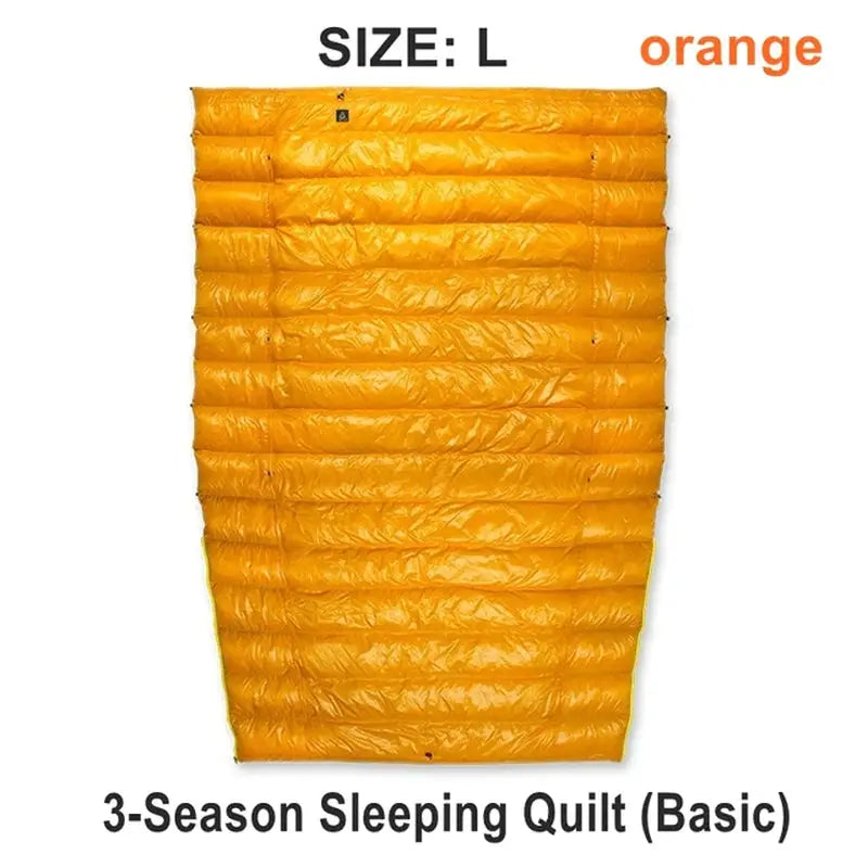 orange orange sleeping bag