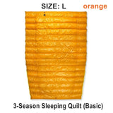 orange orange sleeping bag